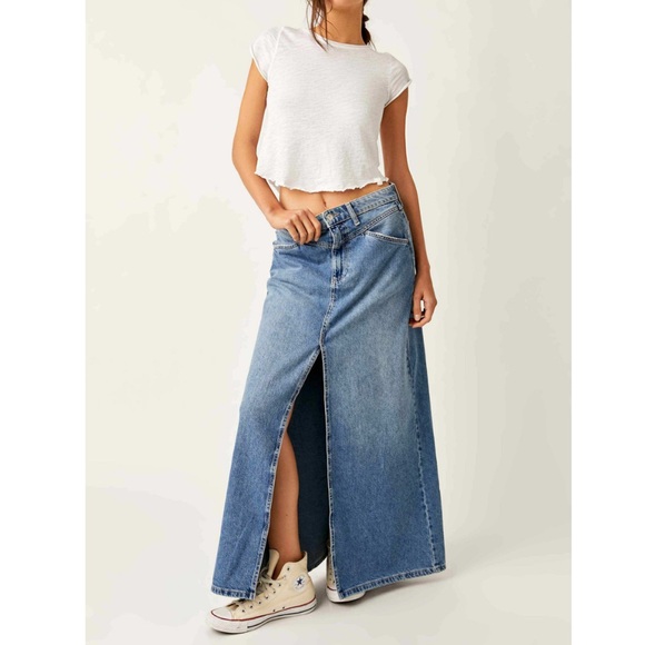 Free People Dresses & Skirts - free people Come As You Are Maxi Skirt